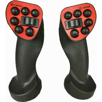 Joystick múltiple de Catsu para una gran excavadora