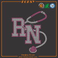 Hotfix rhinestones Nurse stethoscope appliques