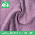 plain dyeing 100% polyester woven suede fabric