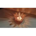 Creative Craity Crystal Glass Candle Holder &amp; Artware