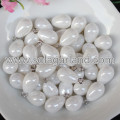 10*14MM Faux Pearl White Teardrop Charms Pendants Drops