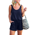 Womens Summer Scoop Neck Sleeveless Casual Tank Top