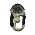 Metallic Carabiner Clip on Watch