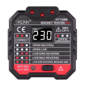 RCD Switch Socket Voltage Tester Machine