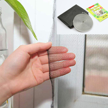 diy polyester window screen with hook sticky tape