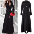 Womens Winter Lapel Slim Coat Trench Jacket