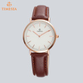 Casual Japan Movement Men Genuine Leather Analog Quartz Watch 72650