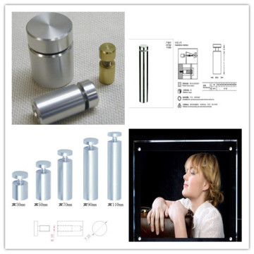 Edelstahl-Nagel-Glaswand-Steckverbinder-Standoff