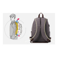 Canvas School Backpack Bag with USB Port