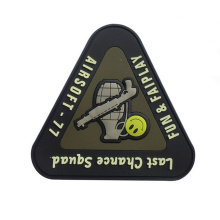 Nouveau Patch de caoutchouc personnalisé grand mode de gros uniforme