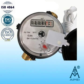 Single Jet Dry Dial Fernablesung Kunststoff Wasser Meter