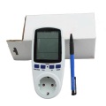 Plug Power Meter Socket com grande LCD 10A 220V