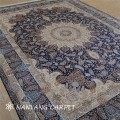 10'x14' Tabriz Persian Silk Rug Handwoven Floor Carpet