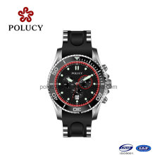 Montre de Silicone Style affaires pour hommes OEM montre