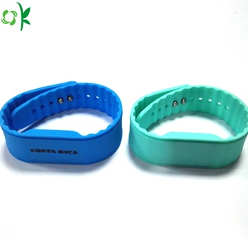 Pulseira ajustada das vendas quentes do bracelete do silicone do OEM