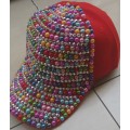 Neue 2014 Frühjahr Mode Hip-hop Punk Snapback Cap bunt Diamant Männer Frauen Velcro Verschluss Baseball-cap