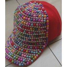 New 2014 spring Fashion Hip-hop Punk Snapback cap colorful diamond Men Women's Velcro Closure Baseball cap