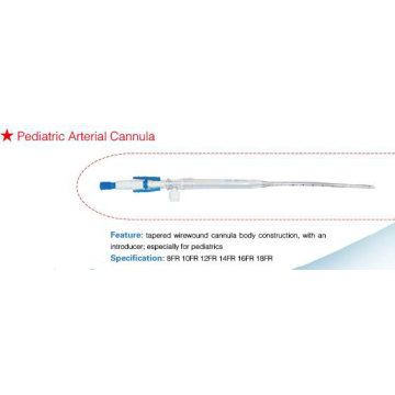 Einteiliger Arterienkatheter für Kind