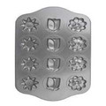 Non-stick Baking 12 cup Flower Shape Muffin Pan DIY Cup Cake Mold