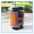 Hot Selling Steel-Wood Outdoor Müllbehälter (B10420)