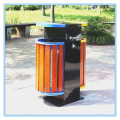 Hot Selling Steel-Wood Outdoor Garbage Bins (B10420)