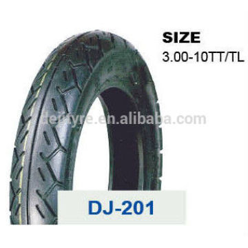 china deji motorcycle tires/tyre and tube price 3.00-10TT/TL