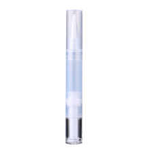 Dentes brancos metálicos clareamento Twist Twist Pen Cosmetic Container