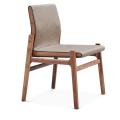 Móveis domésticos personalizados Italian Nordic Design Wood Modern Velvet Dining Chair