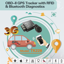 Leia o código de erro Canbus GPS OBD2 Tracker com 2.4G RFID Alarme Tk228-Ez