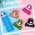 Camping silicone water bottle | collapsible  bottle