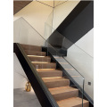 Frameless Interior Aluminum Glass Stair Railing Systems