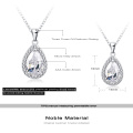 Mulheres Teardrop cristal nupcial conjuntos de jóias de casamento (cst0039)