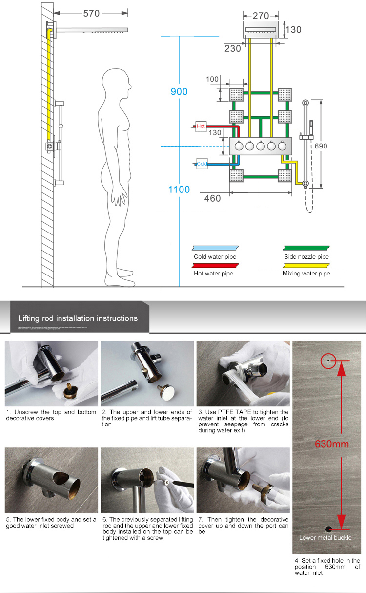 Thermostatic Shower Faucet