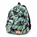 Printed backpack women's travel bags college style