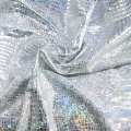 Swimwear Spandex Rhinestones Hologram Foil Beachwear Fabric