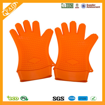 Wholesale Reusable FDA Grade Grill silicone gloves xxl