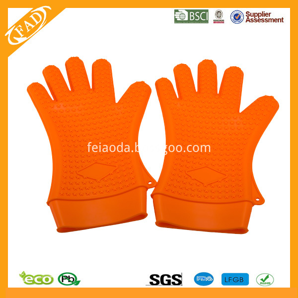 silicone glove L