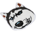 Cartoon Husky Dogs Handtuch Chenille Stickseil Patches