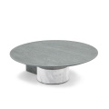 Marble wooden round table