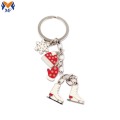 Gift Metal Custom Christmas Shoe Keychain