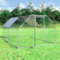 GIBBON Chicken Run galvanized door with lock, Walk-in Chicken Coops Hen Run House Shade Cage