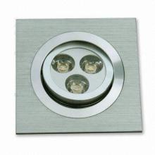 3W Rectangular LED Recessed Lights-3X1W