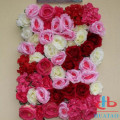 Wedding decoration silk artificial flower wall