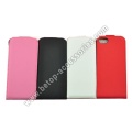 Estuche de cuero flip iPhone 5