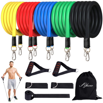 Logotipo Personalizado 11 PCs Set Faixa de Resistência Exercício