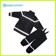 Рефлективный мальчиков PU Rainsuit Bib штаны плащ