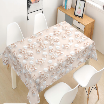 Pearl pattern of PU Leather Table-cloth