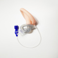 Reusável silicone espiral reforçado máscara laríngea vias aéreas