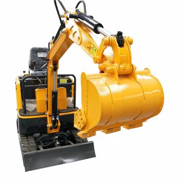 Mini excavator toy towable backhoe thumb