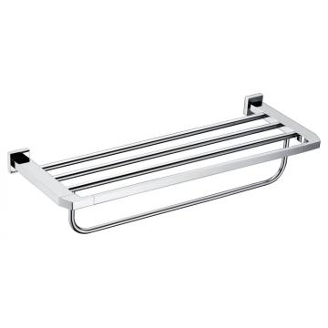 Plumbing fixtures chrome bathroom rack